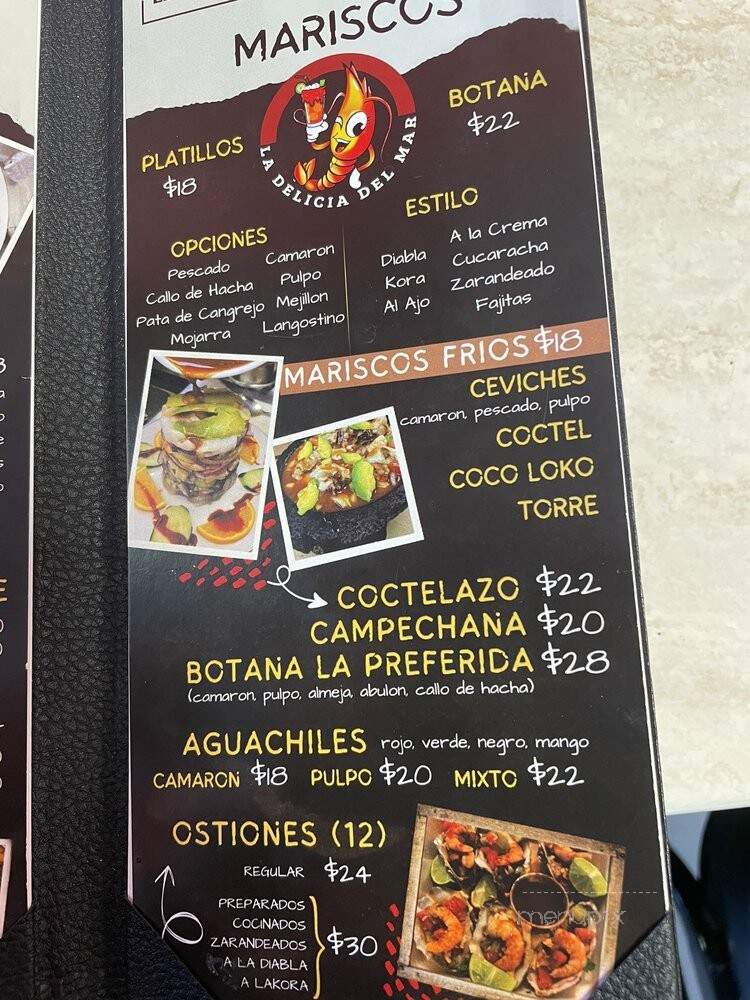 La Delicia Del Mar - Sacramento, CA menu_pic