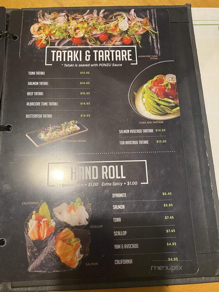 Kibo Sushi - Toronto, ON menu_pic
