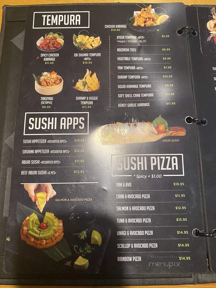 Kibo Sushi - Toronto, ON menu_pic
