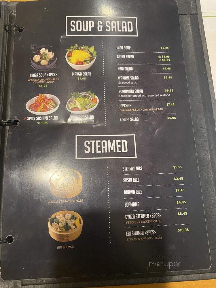 Kibo Sushi - Toronto, ON menu_pic