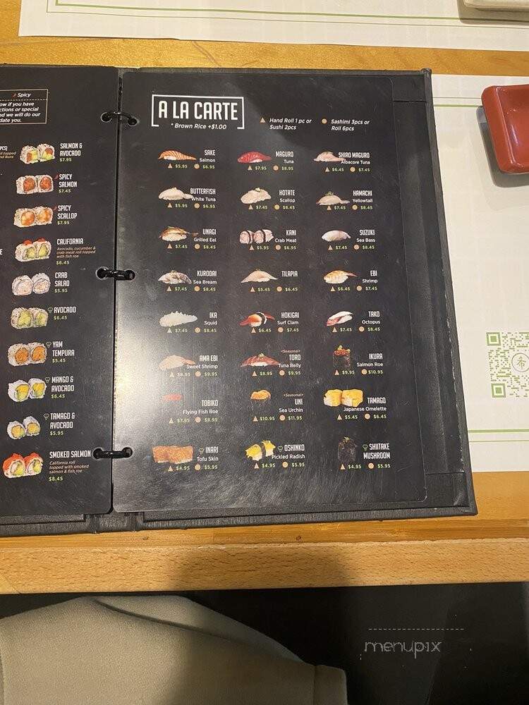 Kibo Sushi - Toronto, ON menu_pic