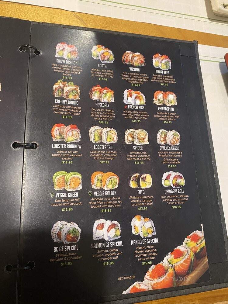 Kibo Sushi - Toronto, ON menu_pic