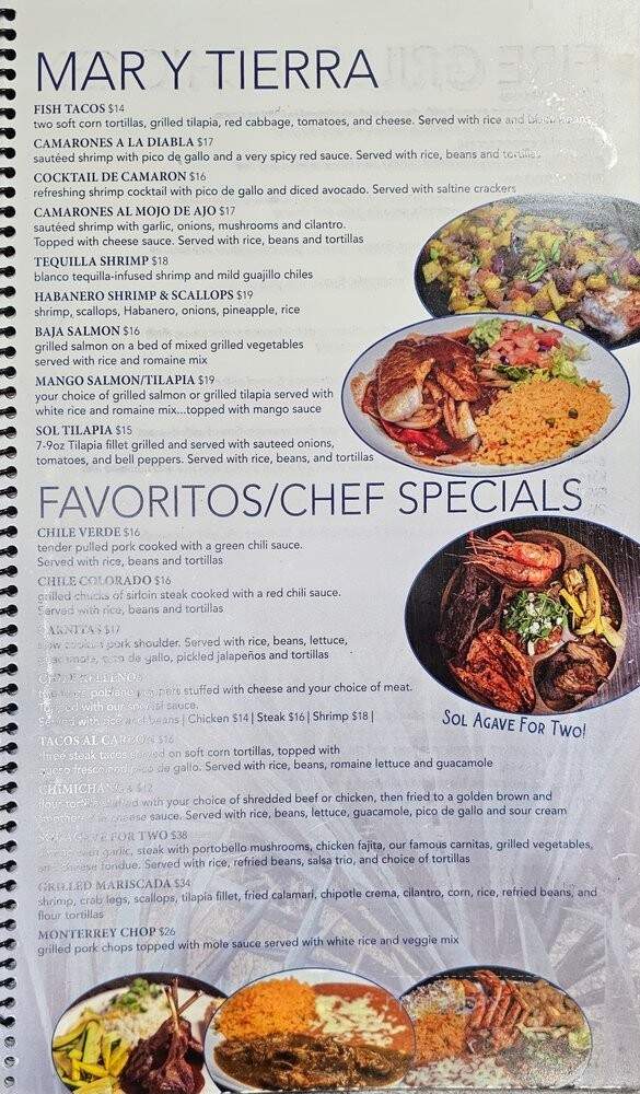 Sol Agave - Grimes, IA menu_pic