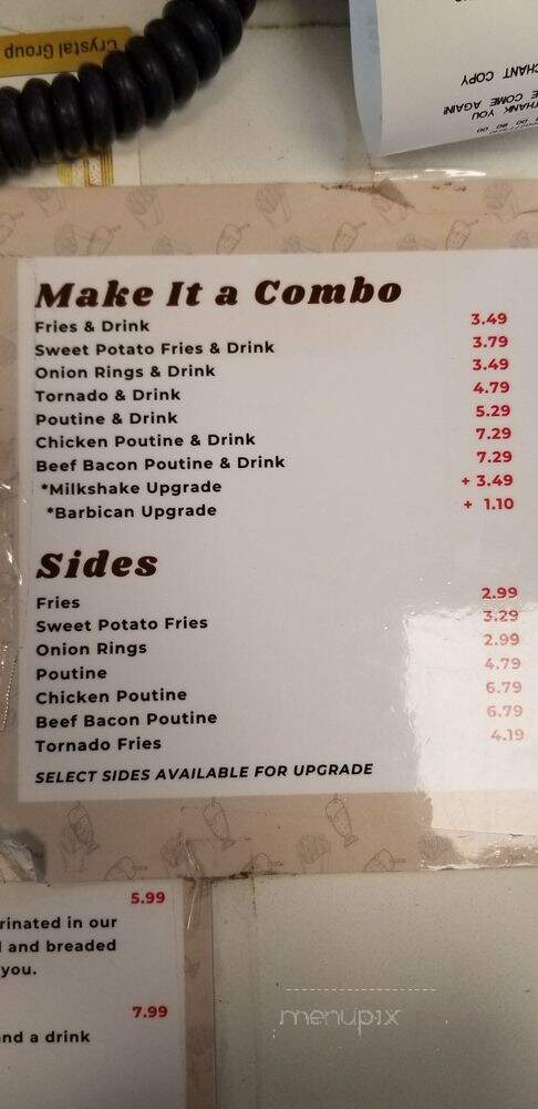 B Boyz - Pickering, ON menu_pic