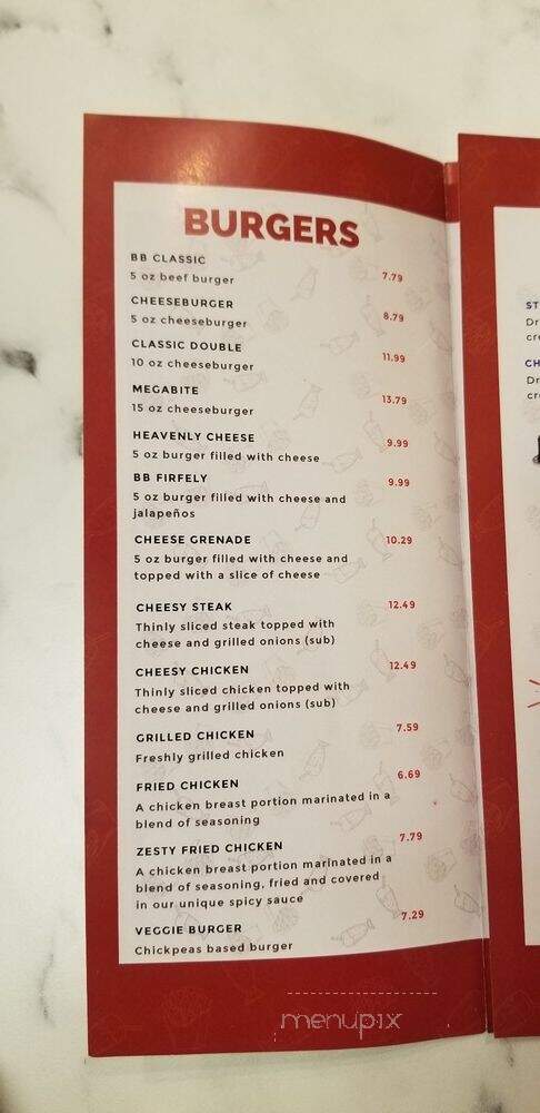 B Boyz - Pickering, ON menu_pic
