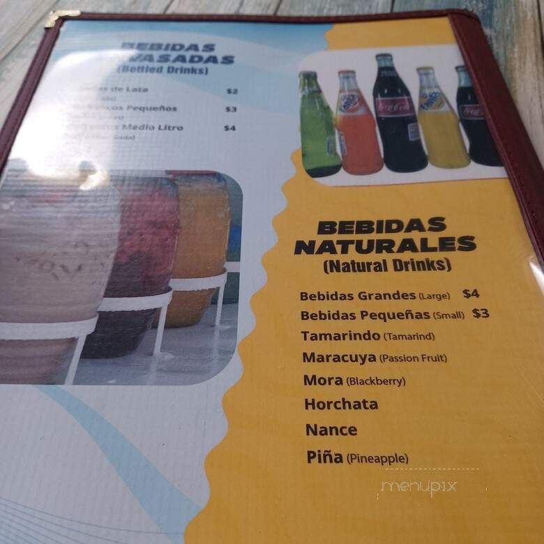 Pupuseria y Restaurante Maria - Jacksonville, FL menu_pic