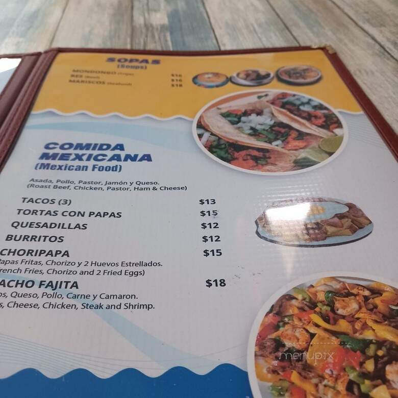 Pupuseria y Restaurante Maria - Jacksonville, FL menu_pic