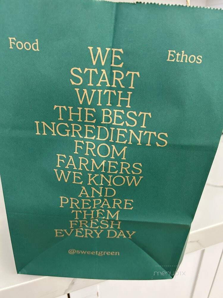 Sweetgreen - Darien, CT menu_pic