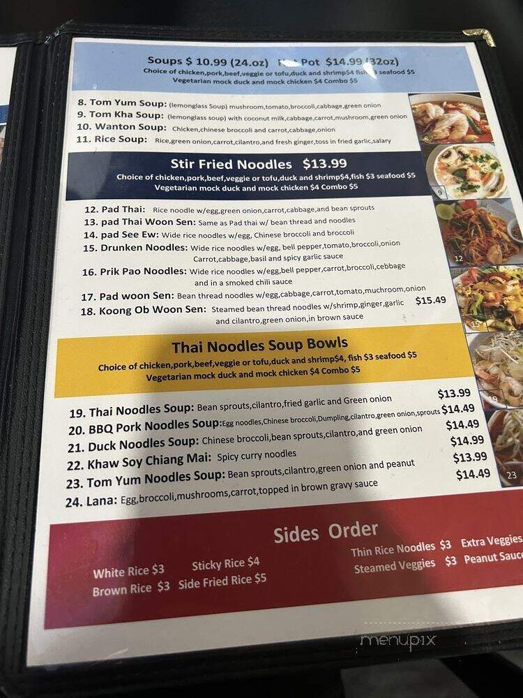Mon Thai - Denver, CO menu_pic