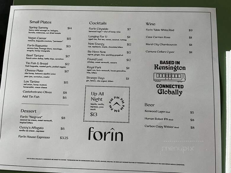 Forin - Philadelphia, PA