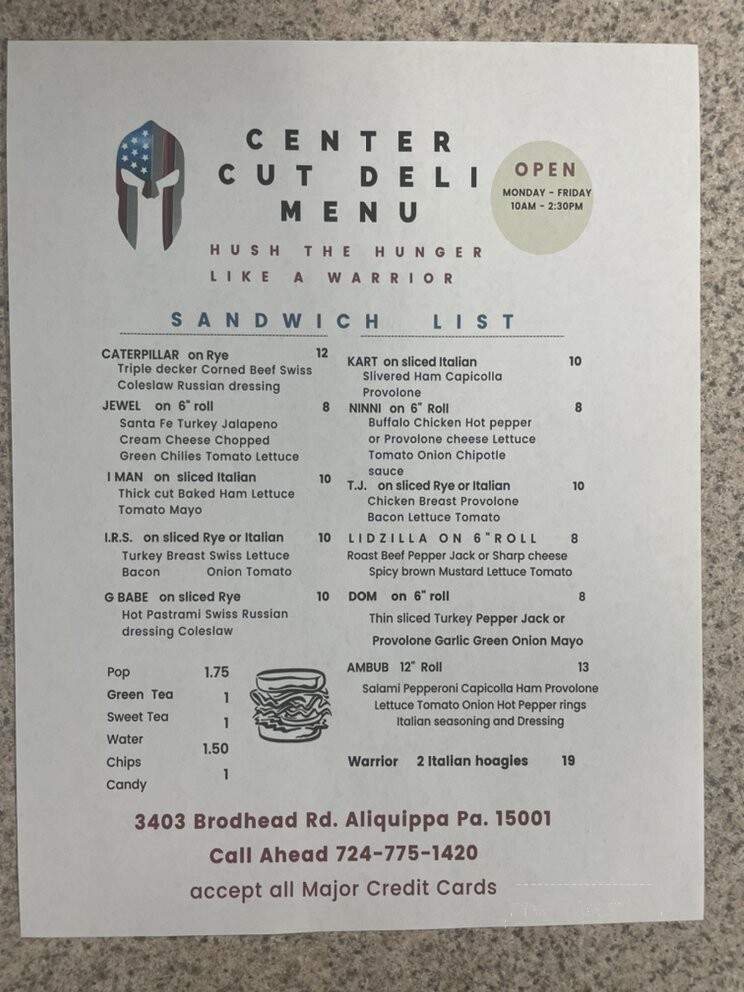 Center Cut Deli - Aliquippa, PA