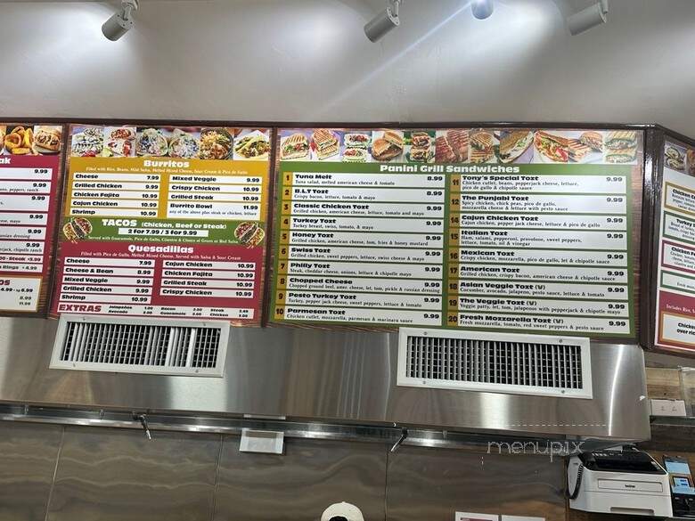 Tony's Panini Grill - Glen Oaks, NY menu_pic