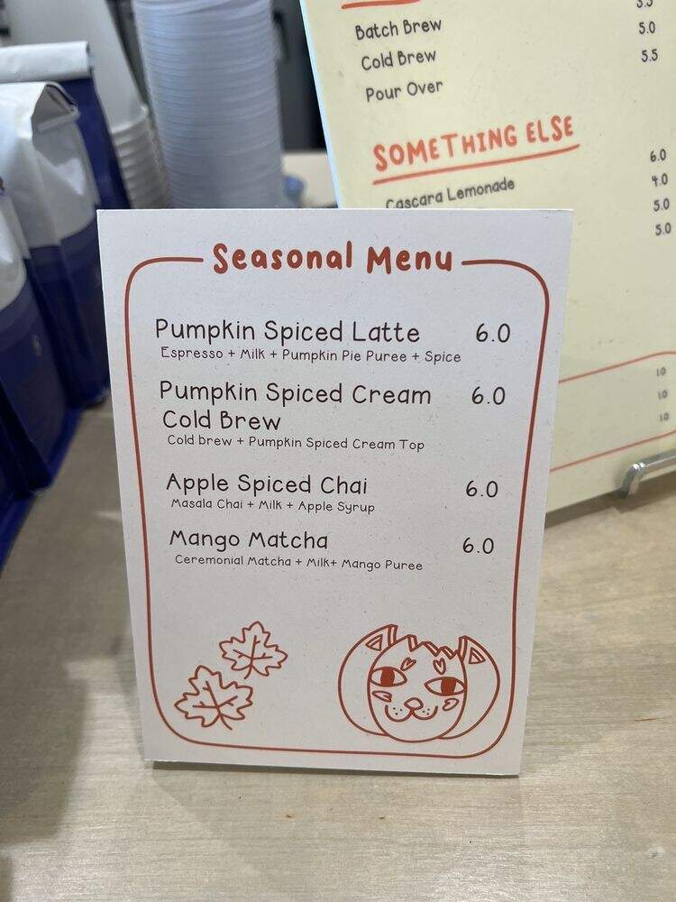 Homeboy Coffee - Artesia, CA menu_pic
