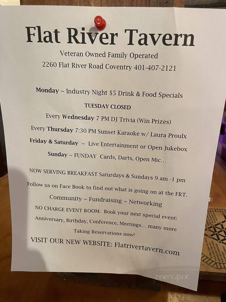 Flat River Tavern - Coventry, RI
