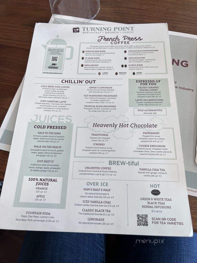 Turning Point of Paramus - Paramus, NJ menu_pic