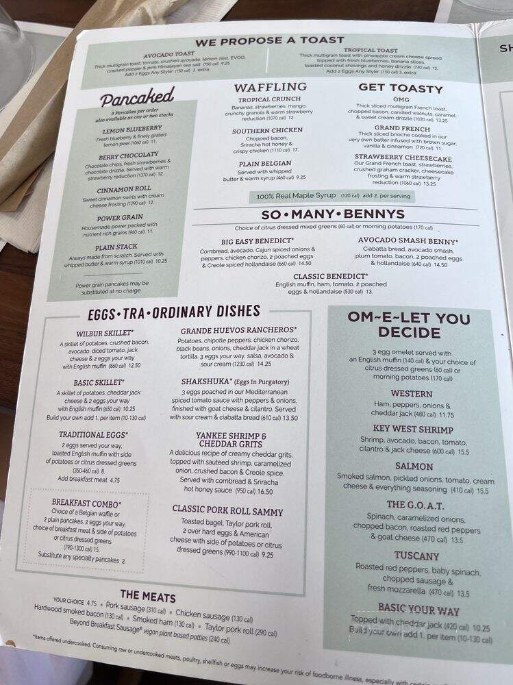 Turning Point of Paramus - Paramus, NJ menu_pic
