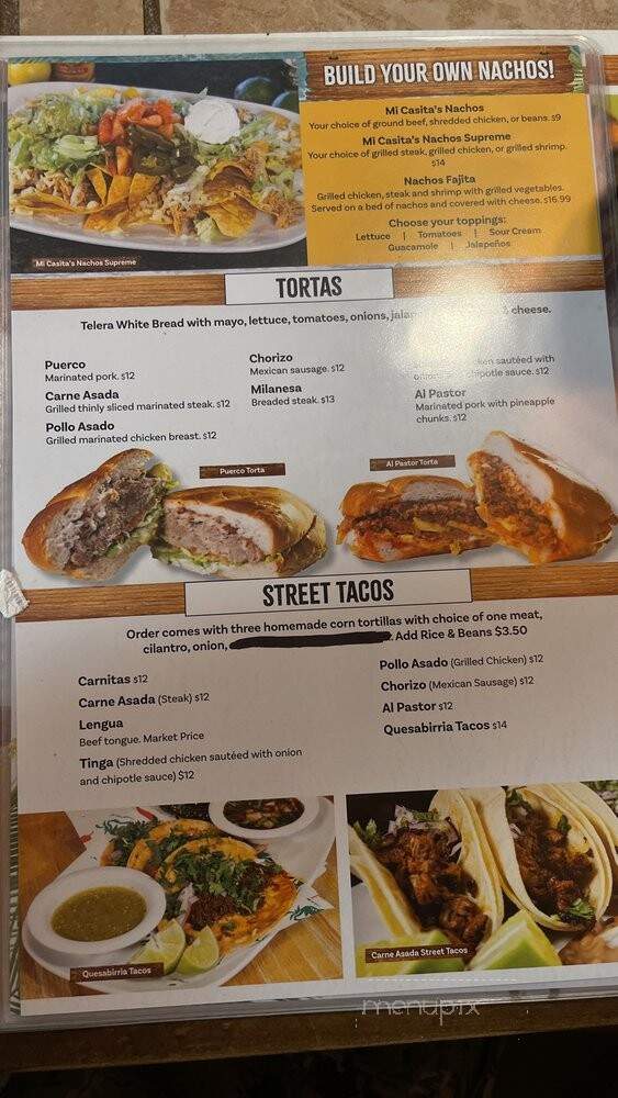 Mi Casita Jalisco - Panama City, FL menu_pic