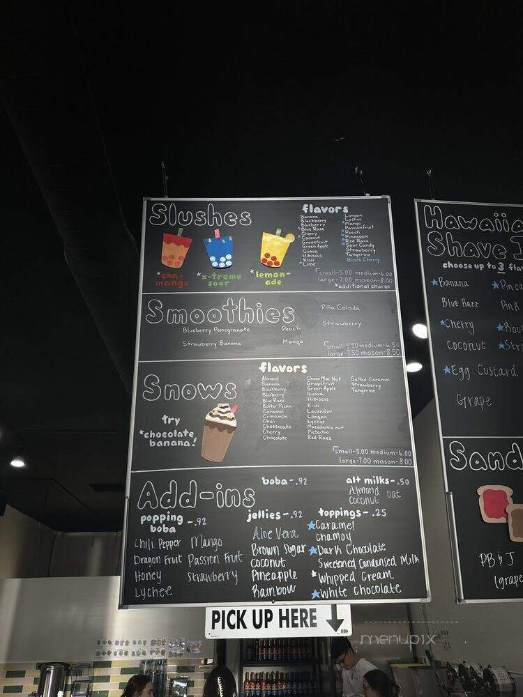 Better Bevs - Tucson, AZ menu_pic