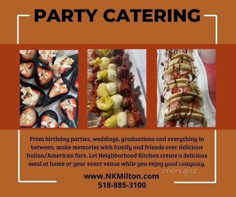 Neighborhood Kitchen - Ballston Spa, NY menu_pic