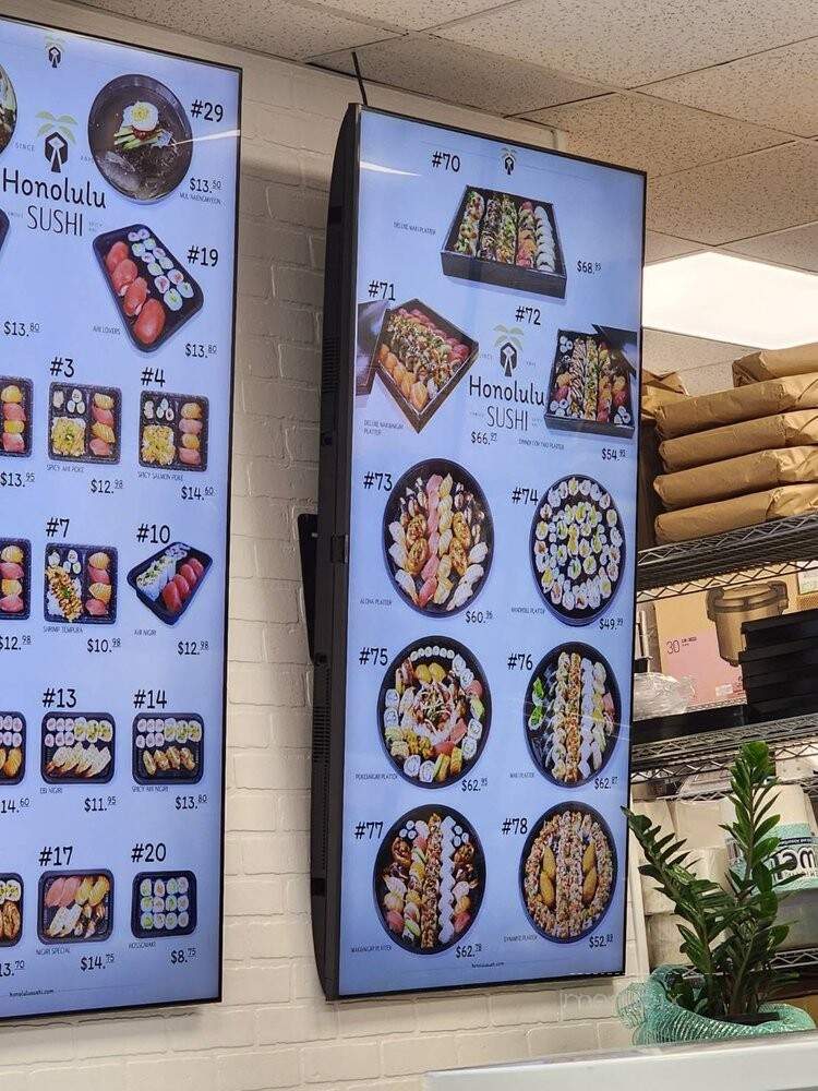 Honolulu Sushi - Honolulu, HI menu_pic