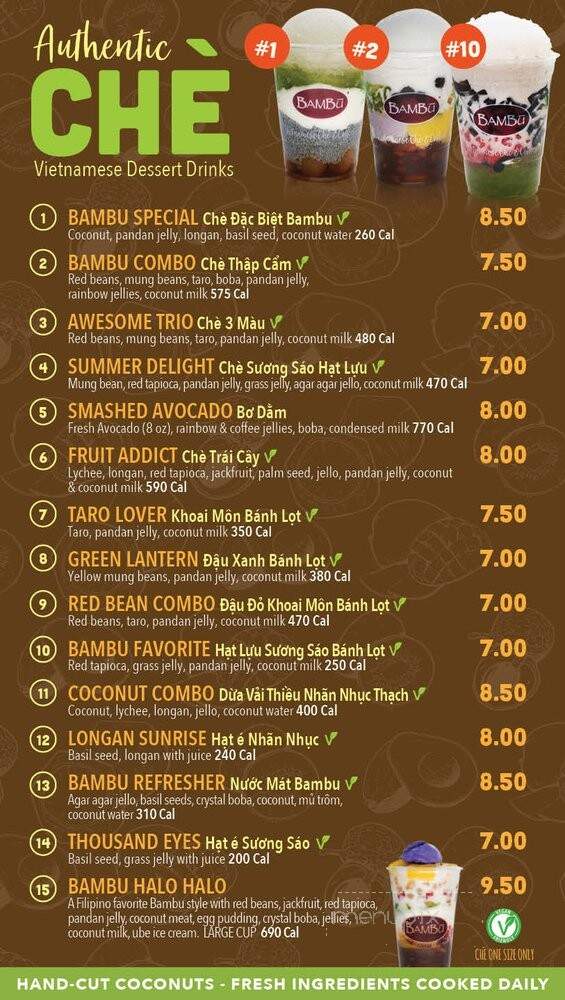 Bambu - Folsom, CA menu_pic