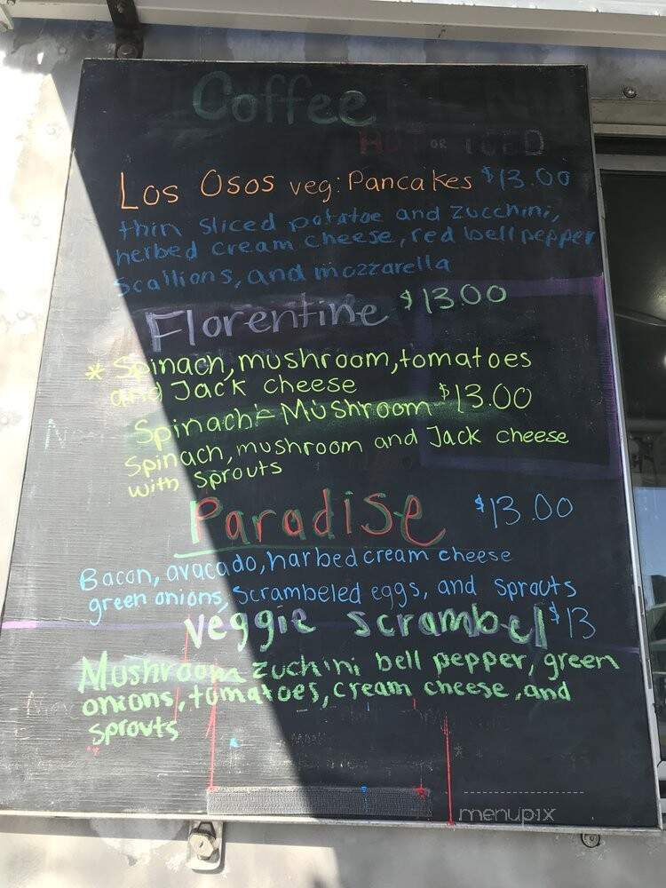Baby'O Cafe - San Luis Obispo, CA menu_pic