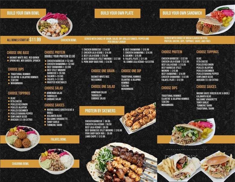 Magma Grill - San Fernando Valley, CA menu_pic