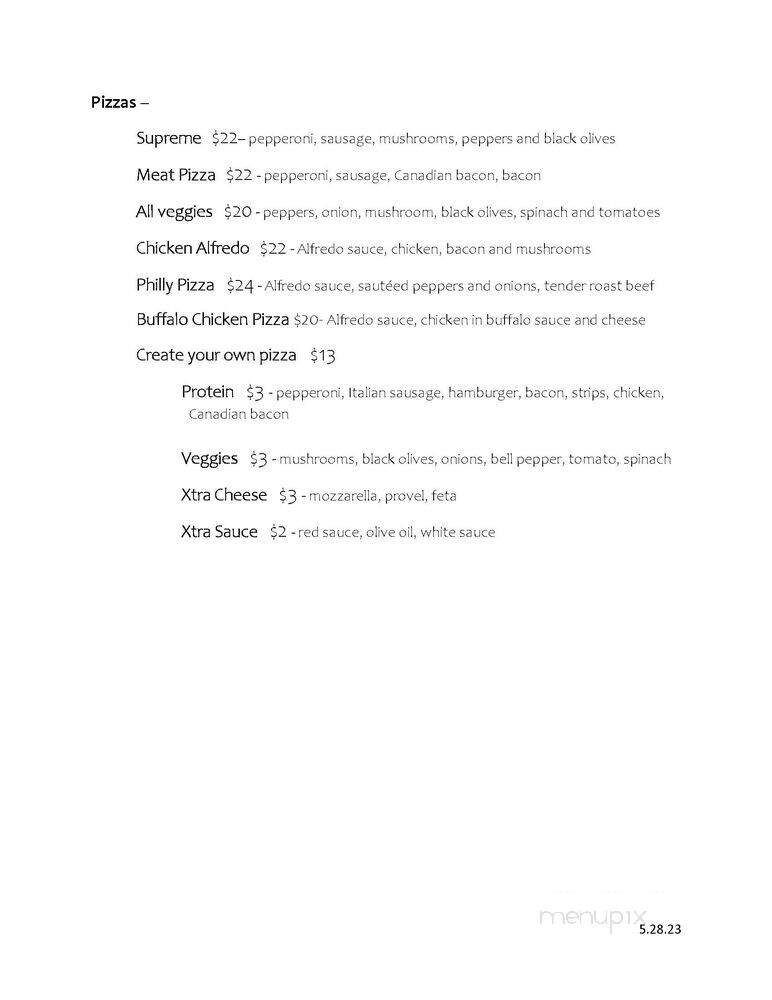 Fyre Lake Winery - Cadet, MO menu_pic
