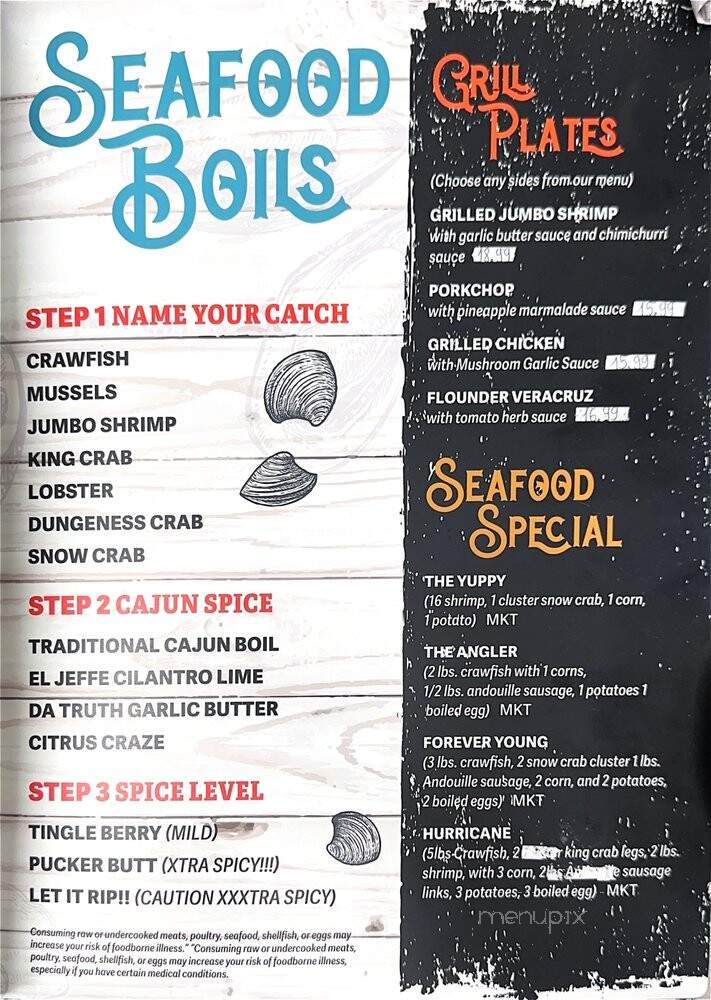 Pier 77 Of Houston - Houston, TX menu_pic