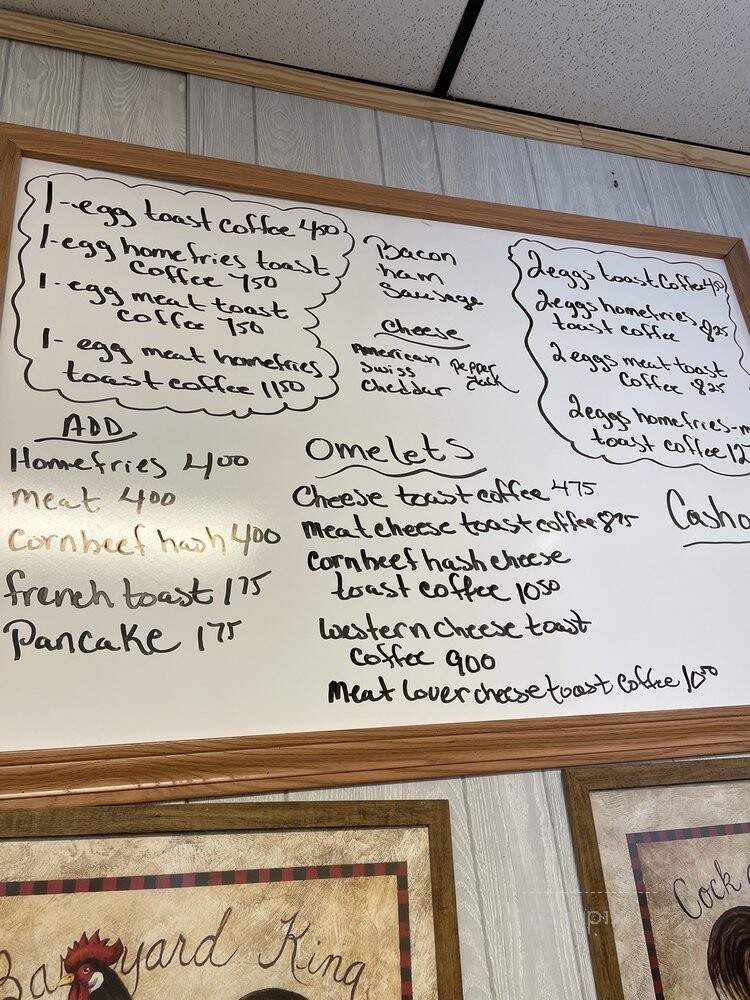 Liz's Mohawk Diner - Mohawk, NY menu_pic
