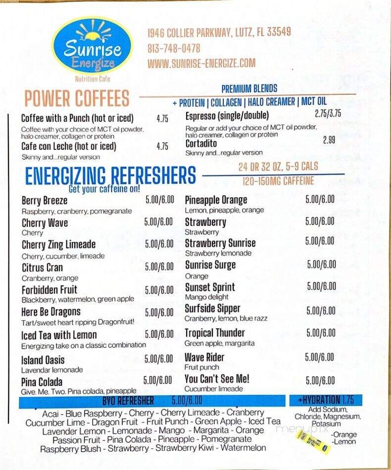 Sunrise Energize - Lutz, FL