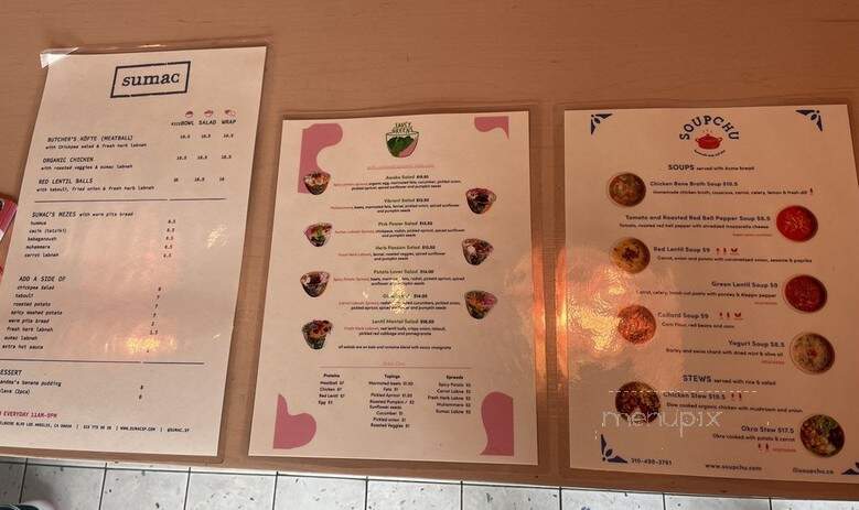 Sumac - Los Angeles, CA menu_pic