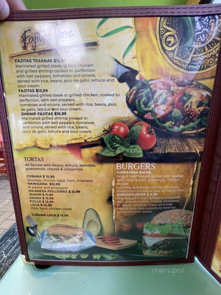La Cabana Bar & Grill - Greenwood, IN menu_pic