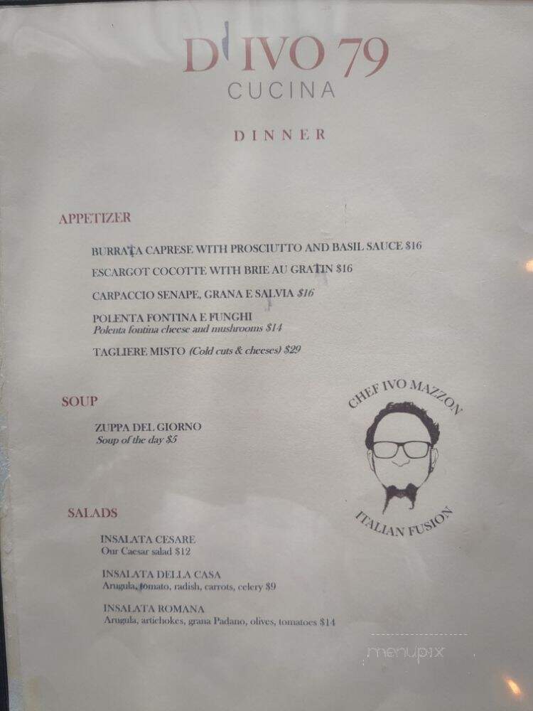 D'Ivo79 Cucina - Miami, FL menu_pic
