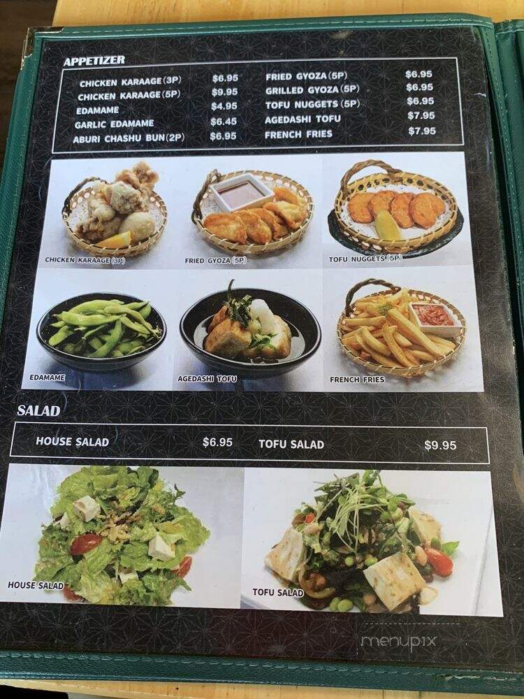 831 Yasai Tokyo Ramen - Los Angeles, CA menu_pic