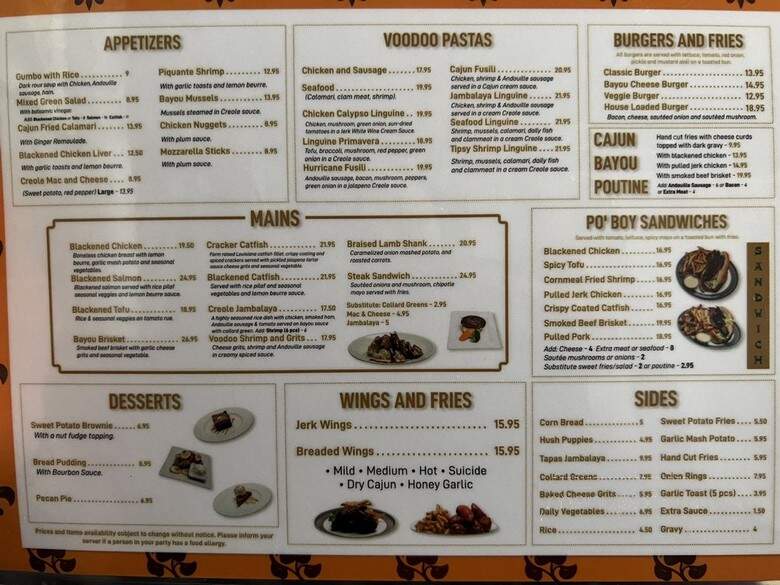 Upper Beaches Bourbon House - Scarborough, ON menu_pic