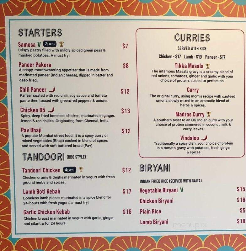 Naan & Curry Take Out - Las Vegas, NV menu_pic
