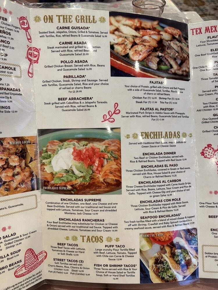 El Paso Tacos & Tequila - Navarre, FL menu_pic