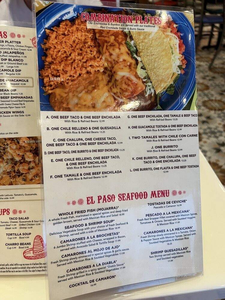 El Paso Tacos & Tequila - Navarre, FL menu_pic
