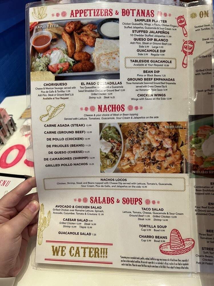 El Paso Tacos & Tequila - Navarre, FL menu_pic