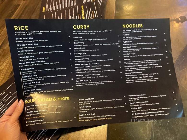 Maa Kiin - Seattle, WA menu_pic