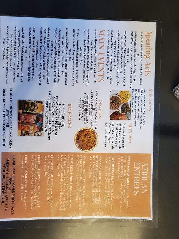 Musulyn's International Restaurant - Covington, GA menu_pic