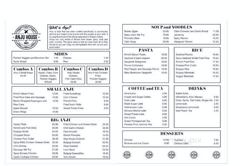 Anju House - Los Angeles, CA menu_pic