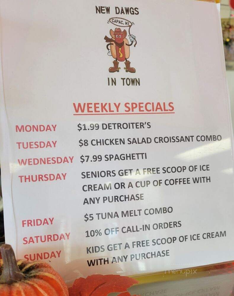 New Dawgs in Town - Capac, MI menu_pic