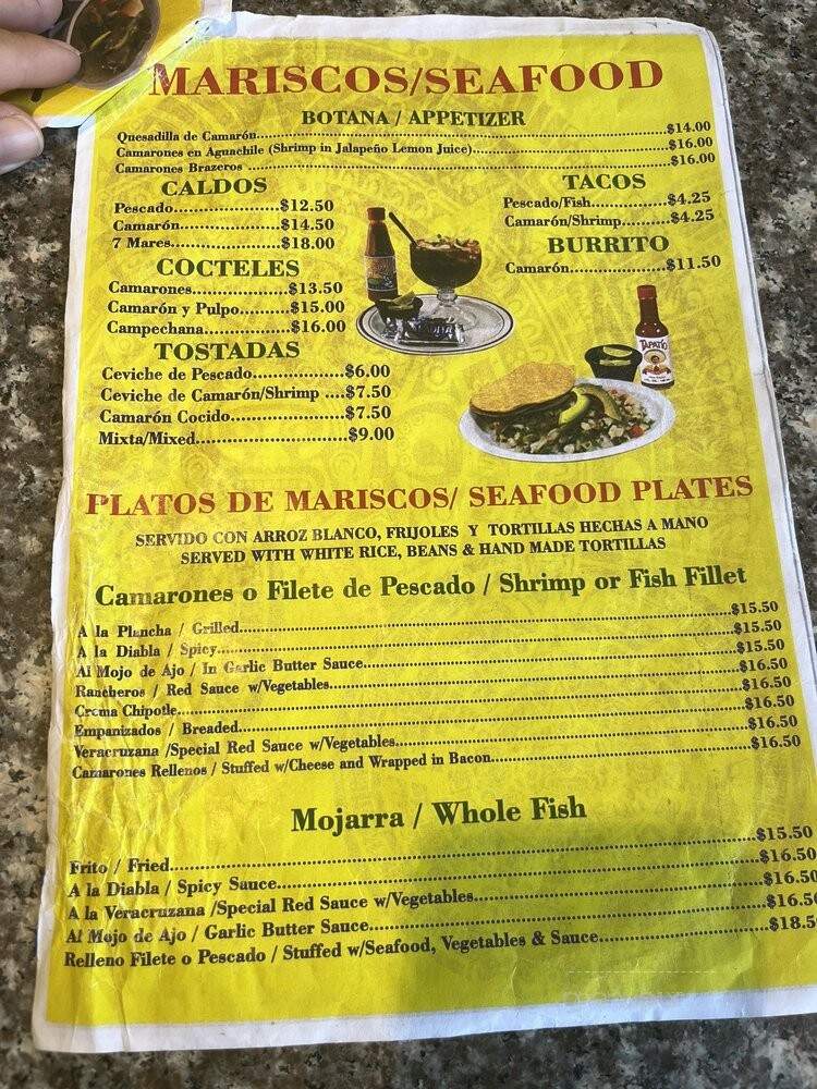 Zamora Carnitas Mexican Restaurant - Fresno, CA menu_pic