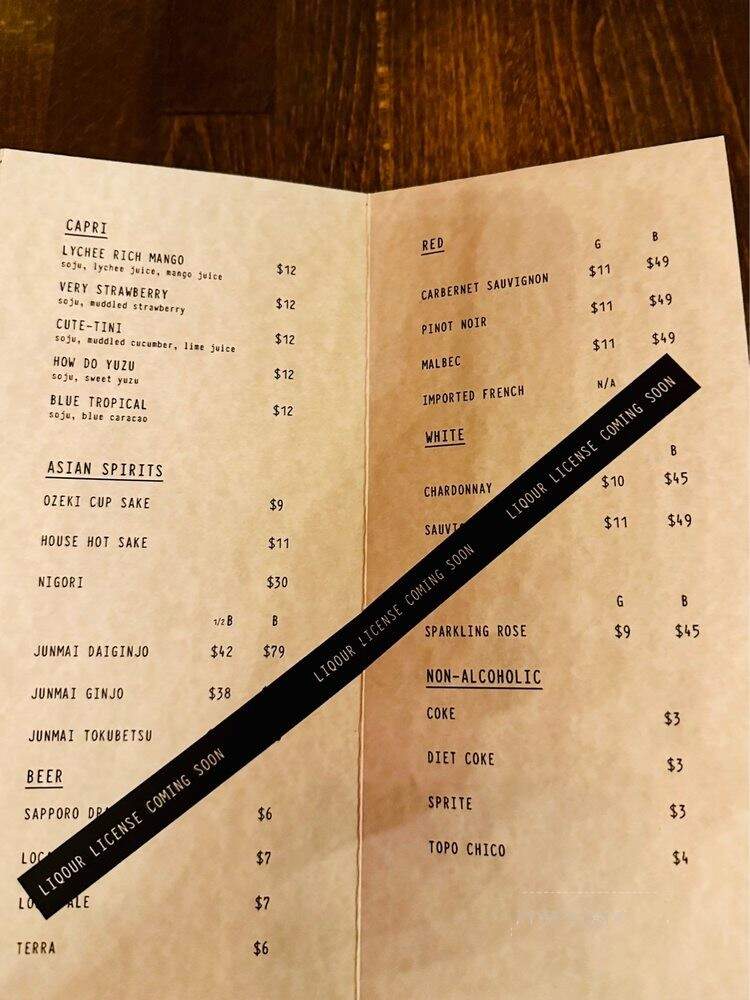 Mi Kitchen - Franklin, TN menu_pic