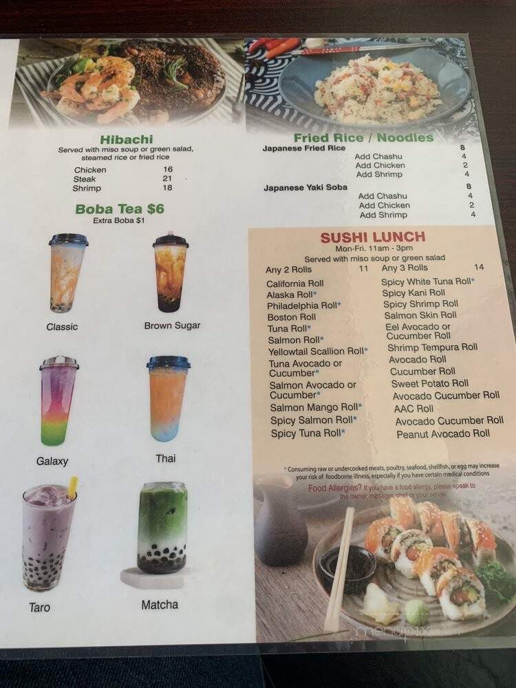 Tomo Japanese Ramen and Sushi - Louisville, KY menu_pic