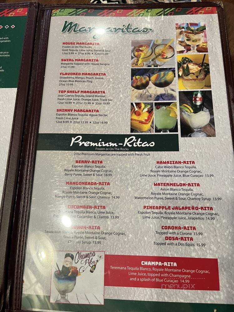 Fernando's Original Fajita Factory - Madison, MS menu_pic