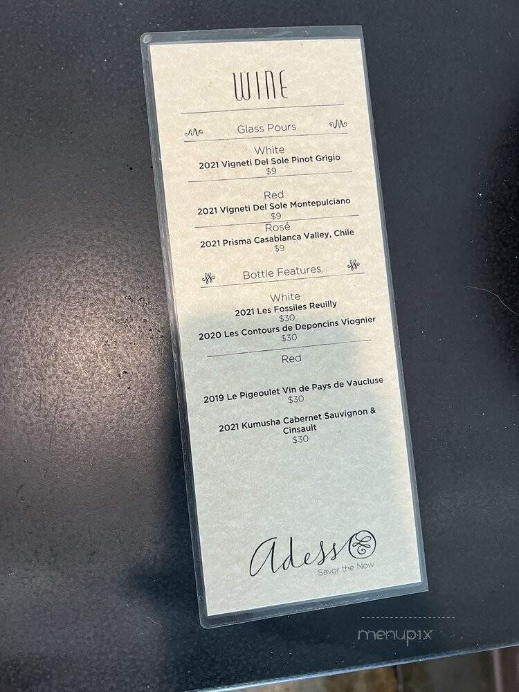 Adesso Coffee - Sharonville, OH menu_pic