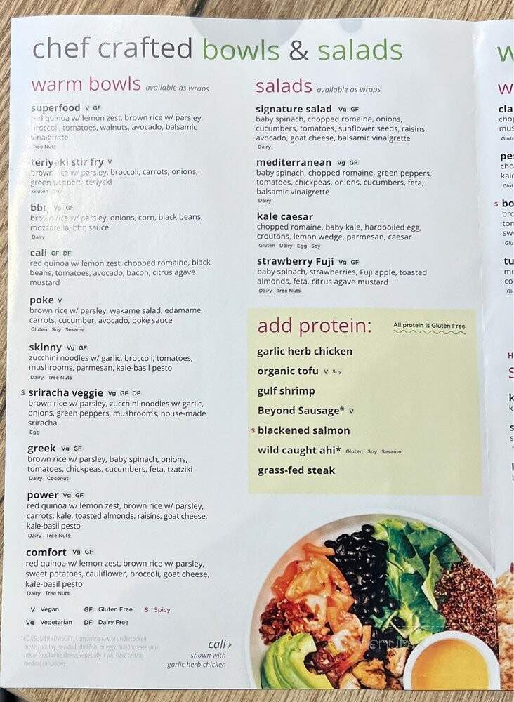 SoFresh - Saint Johns, FL menu_pic